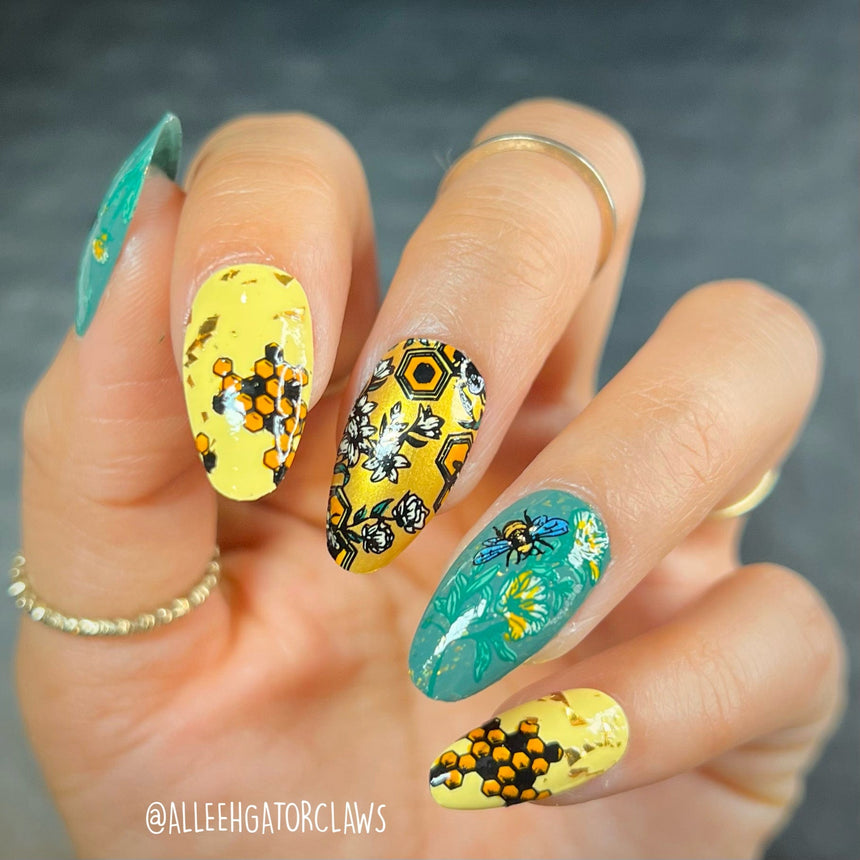 Honeydew (B471) - Cream Yellow Stamping Polish