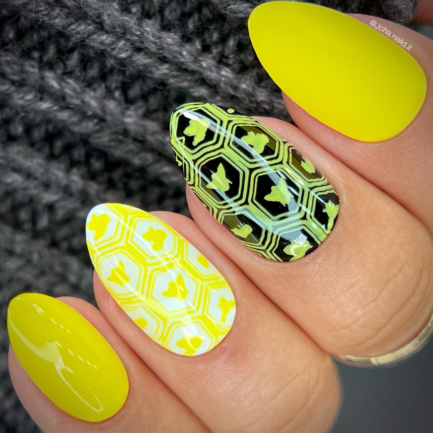 Honeydew (B471) - Cream Yellow Stamping Polish
