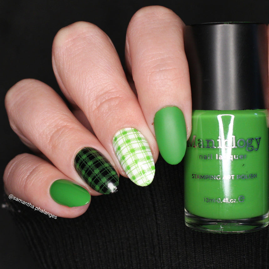 Apple Crisp (B549) - Cream Green Stamping Polish