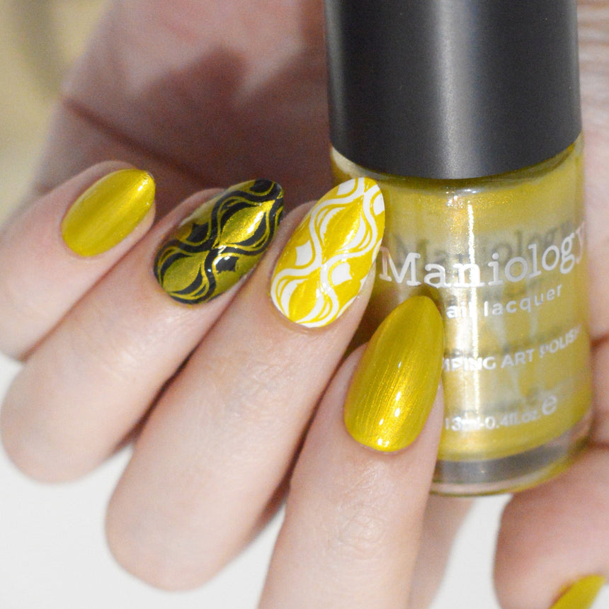 Lemon Zest (B550) - Metallic Yellow Stamping Polish