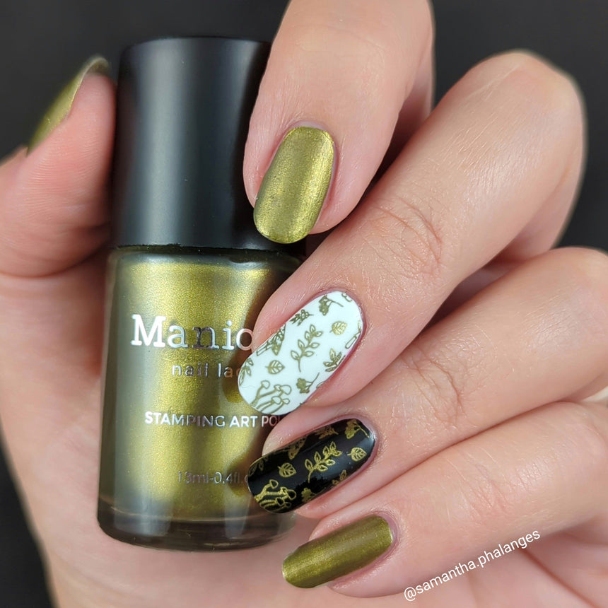 Artichoke (B499) - Duochrome Green Stamping Polish