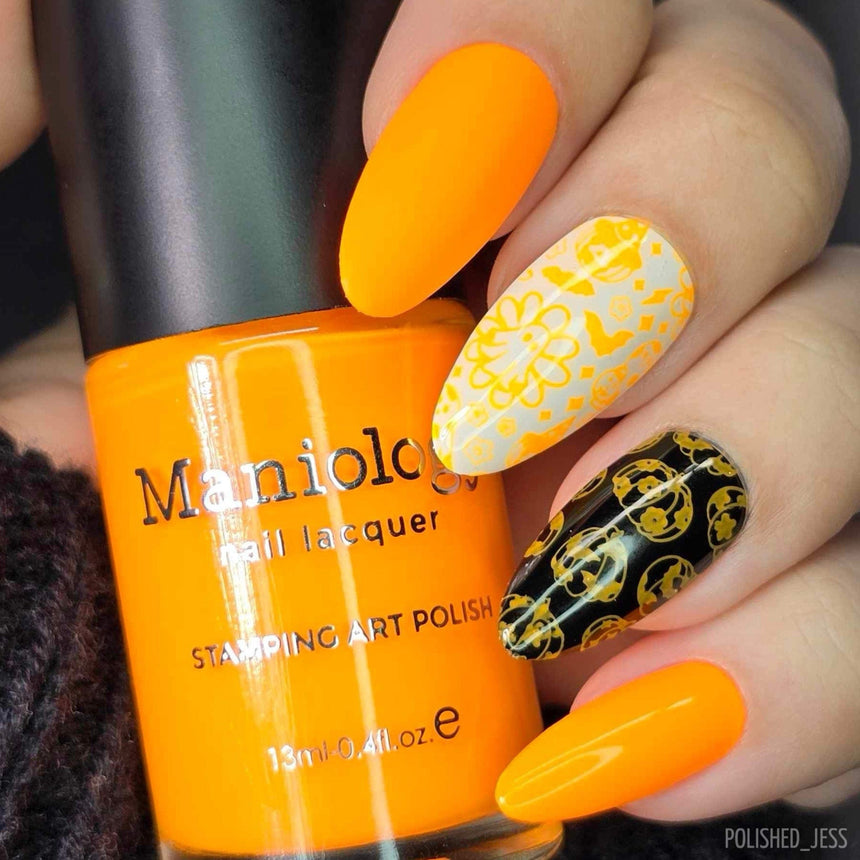 Funkmaster 666 (B523) - Bright Orange Stamping Polish