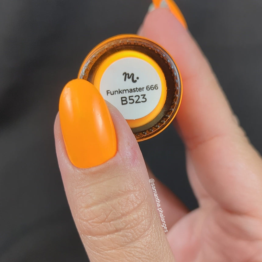 Funkmaster 666 (B523) - Bright Orange Stamping Polish