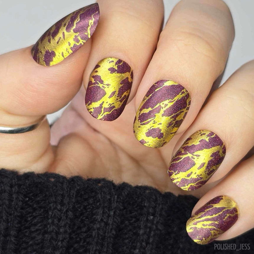 Marble (M553) - Nail Stamping Plate