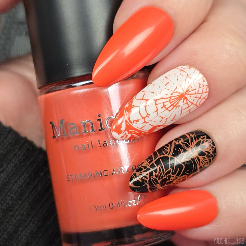 Koi (B581) - Orange Pearl Stamping Polish