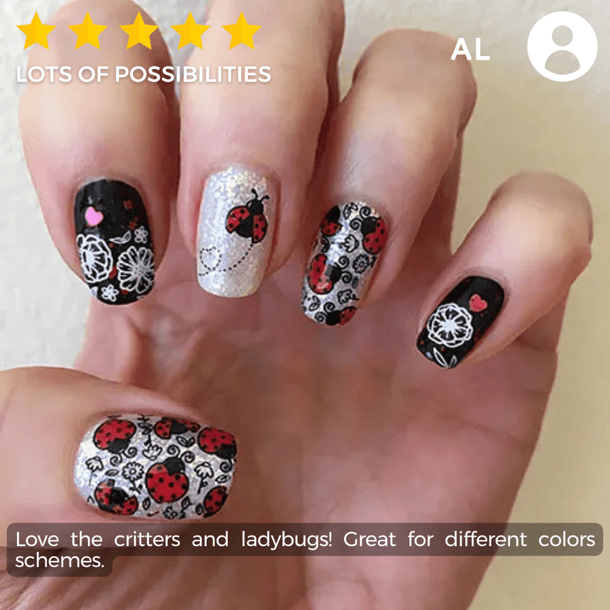 Meadow Magic (M466) - Nail Stamping Plate