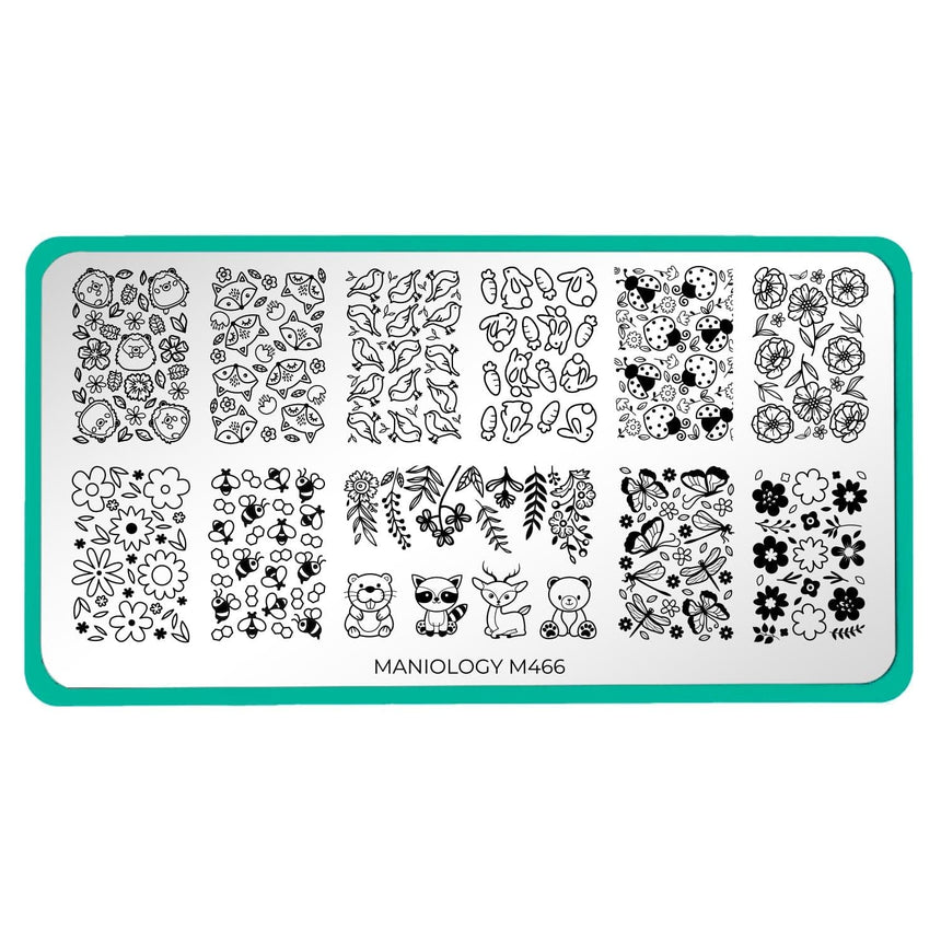 Meadow Magic (M466) - Nail Stamping Plate