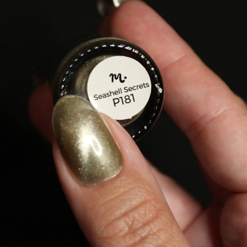 Mermaid Mirage: Seashell Secrets (P181) - Champagne Magnetic Nail Polish