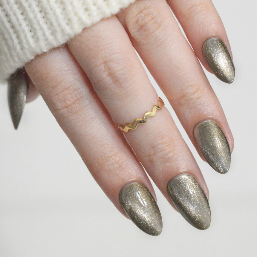 Mermaid Mirage: Seashell Secrets (P181) - Champagne Magnetic Nail Polish