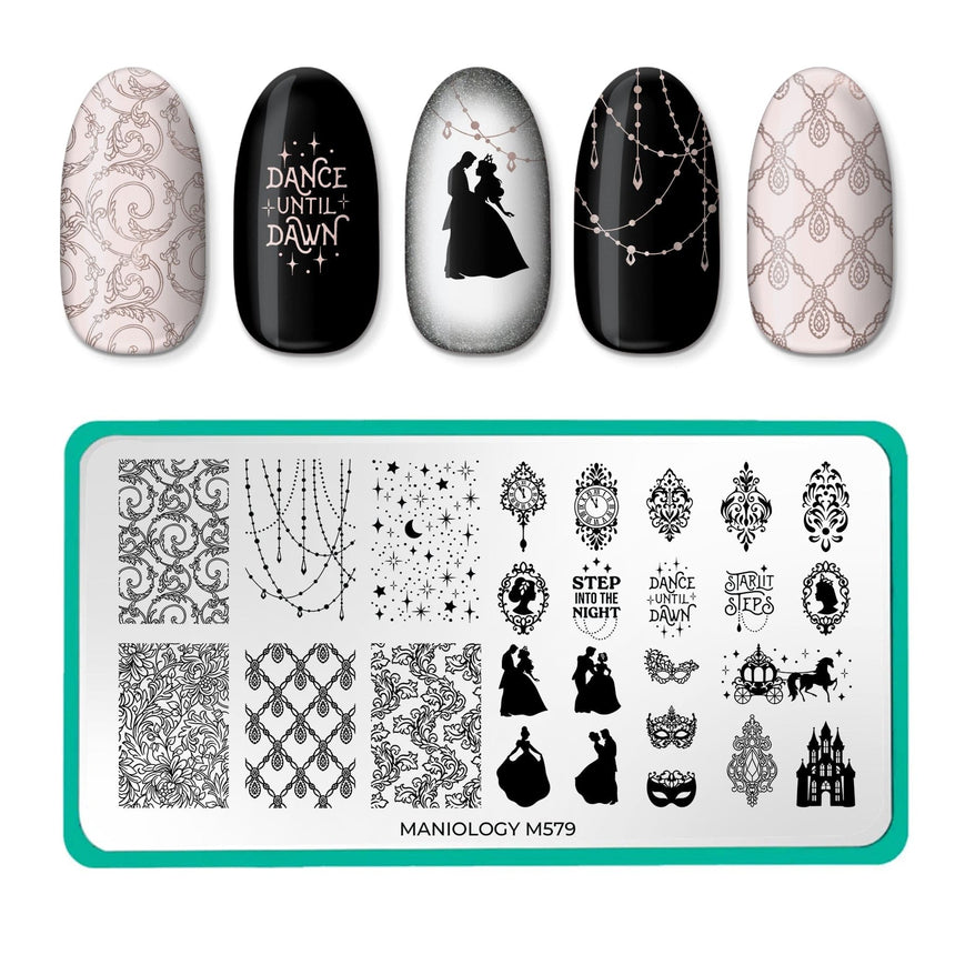 Midnight Ball (M579) - Nail Stamping Plate