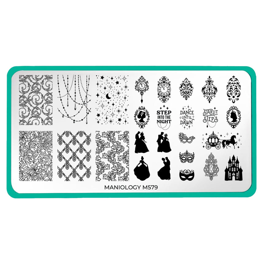Midnight Ball (M579) - Nail Stamping Plate