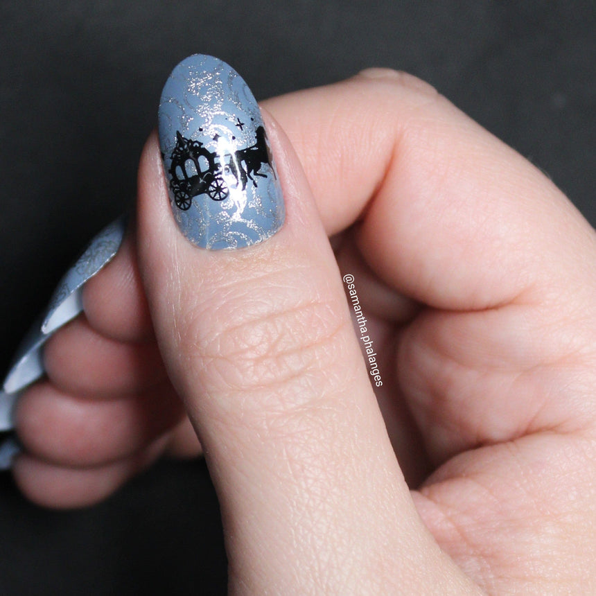 Midnight Ball (M579) - Nail Stamping Plate