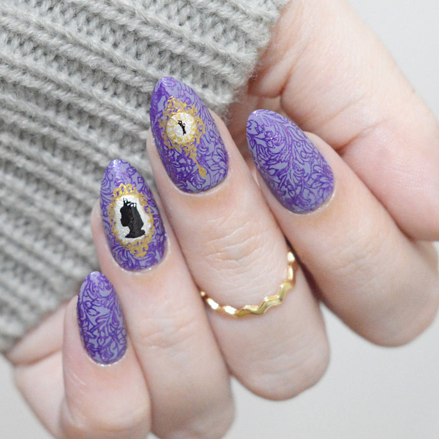 Midnight Ball (M579) - Nail Stamping Plate