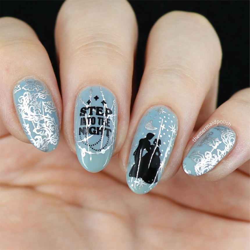 Midnight Ball (M579) - Nail Stamping Plate