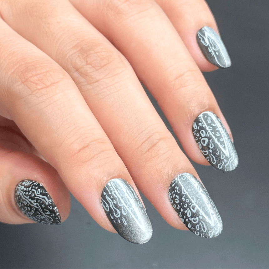 Misty Mornings (M575) - Nail Stamping Plate