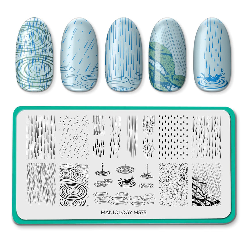 Misty Mornings (M575) - Nail Stamping Plate