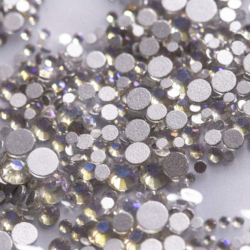 Mix Sizes Round Nail Art Rhinestones