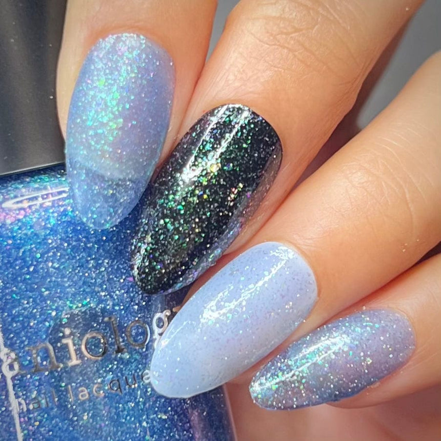 Morning Dew: 3-Piece Flakies Jelly with Reflective Glitter Nail Polish Set