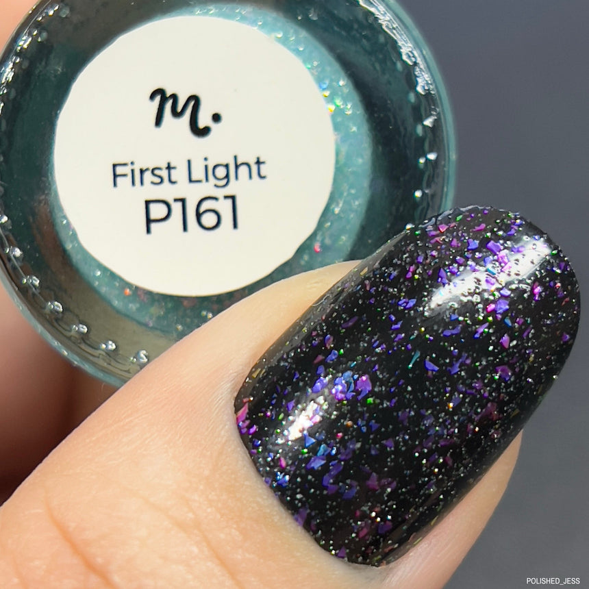Morning Dew: 3-Piece Flakies Jelly with Reflective Glitter Nail Polish Set
