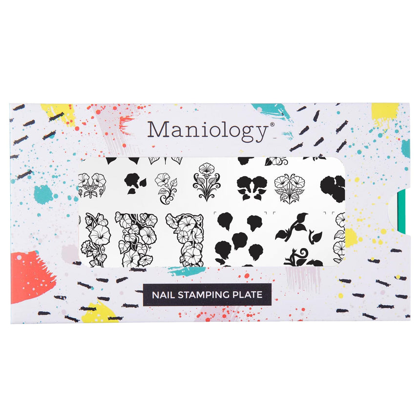 Morning Glory (M666) - Nail Stamping Plate