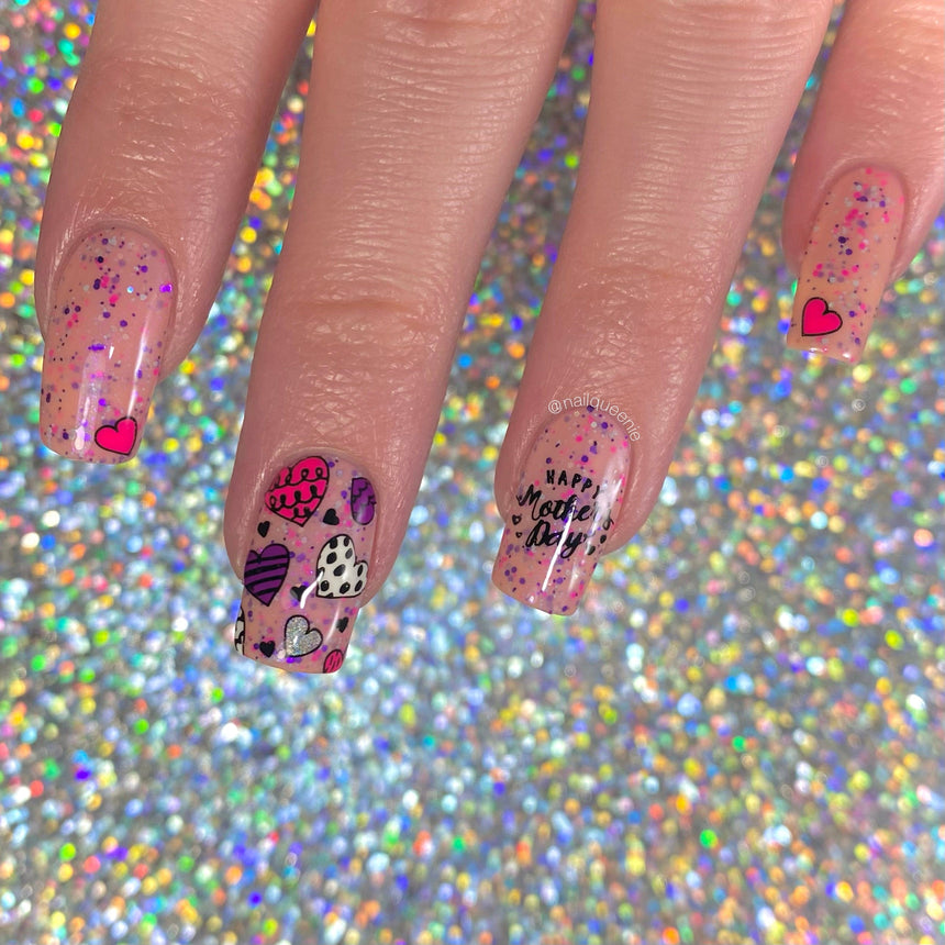 Mothers' Day (M358) - Nail Stamping Plate