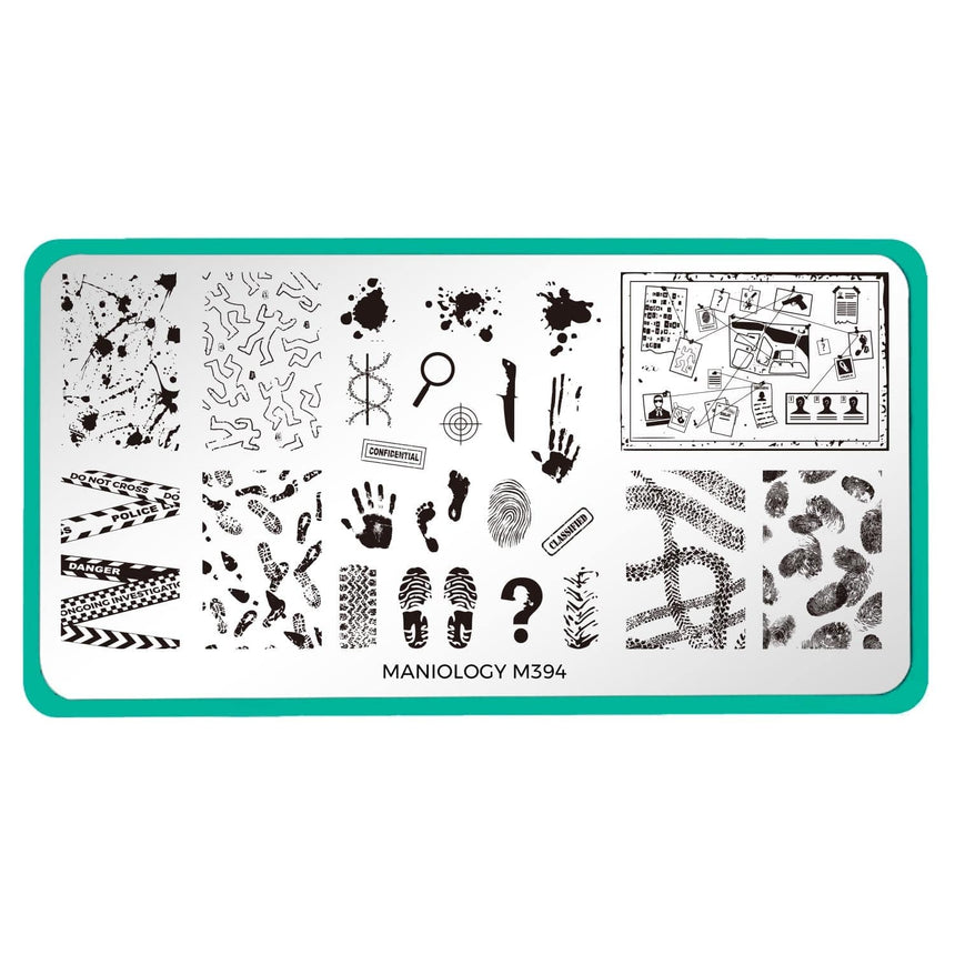 Crime Scene (M394) - Nail Stamping Plate