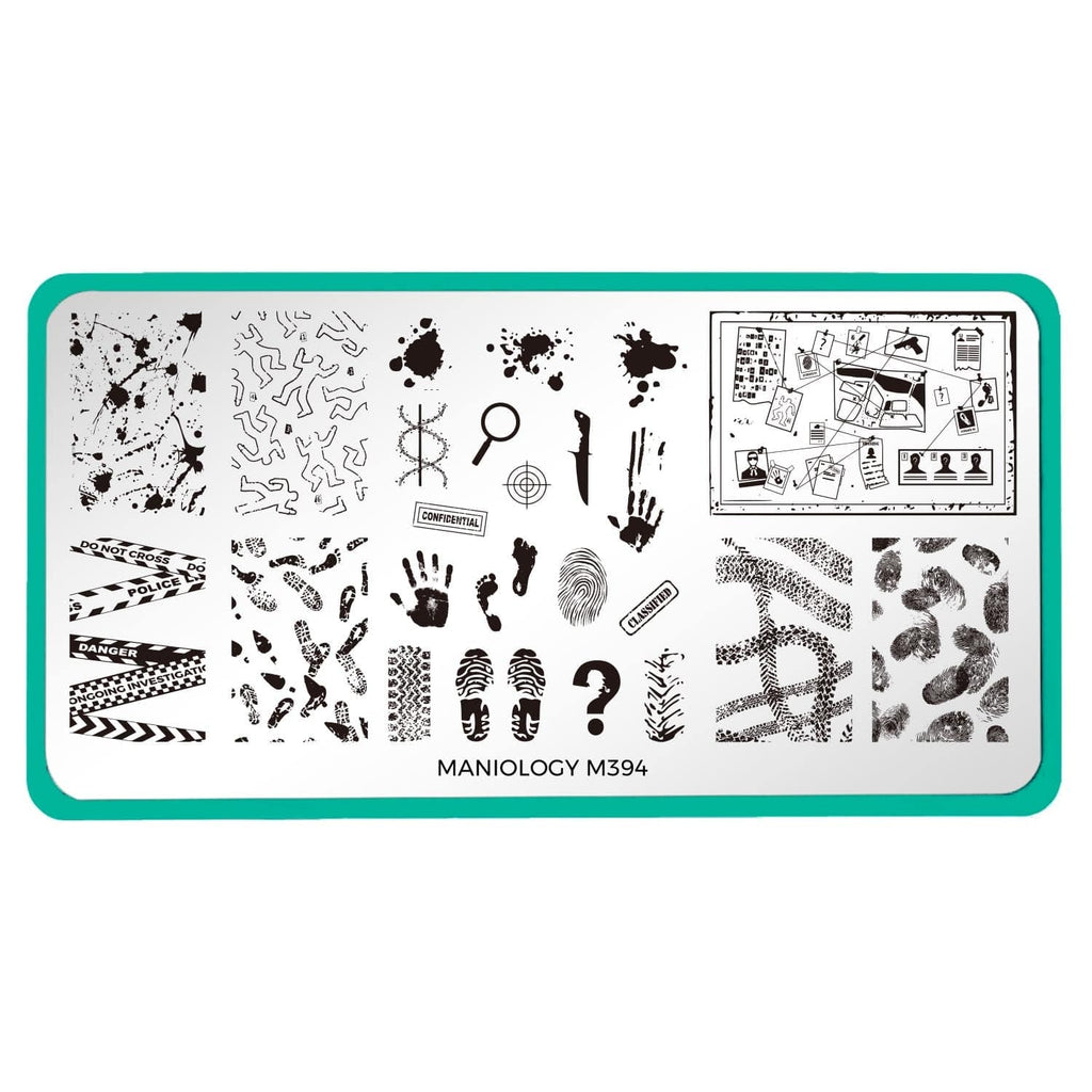 Maniology MXM039 & MXM040 Pet Cemetery Nail Halloween Stamping Plates  Cemetary