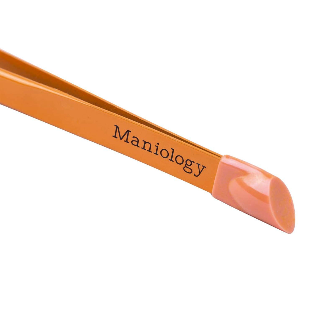 Dual Ended Nail Art Tweezer And Silicone Pusher Maniology dual-ended-nail-art-tweezer-and-silicone-pusher-maniology