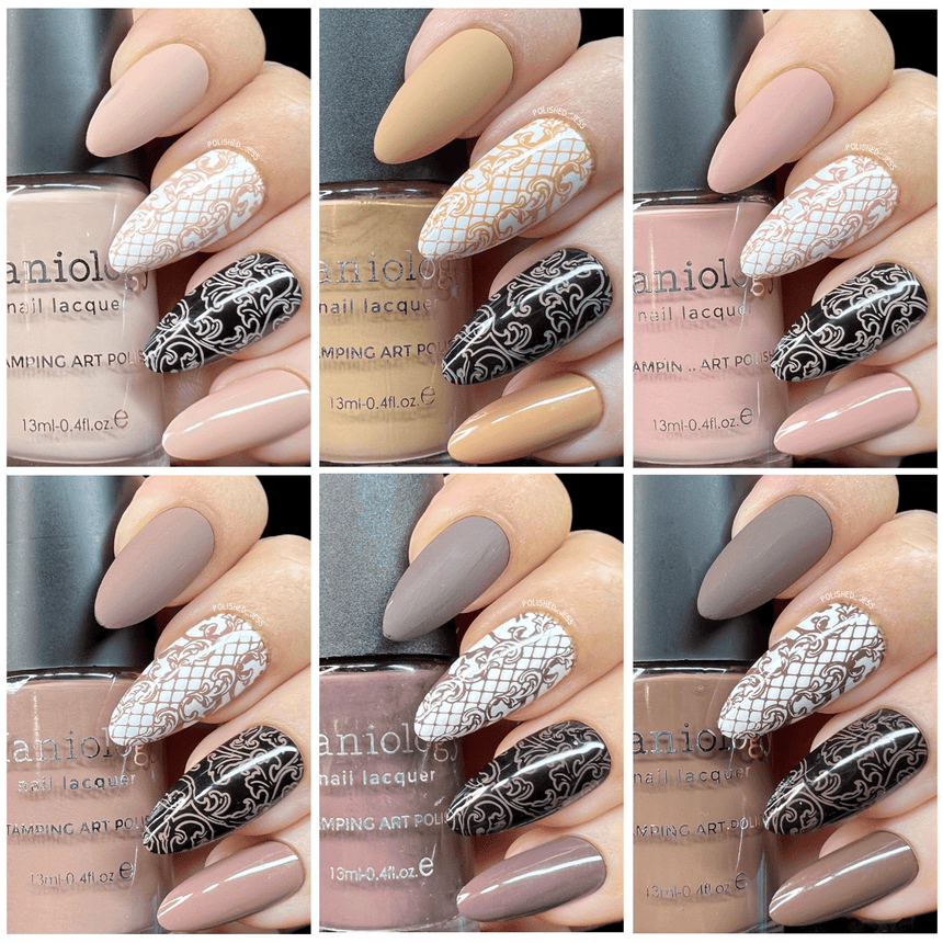 Naturel: 6-Piece Neutral Stamping Polish Set