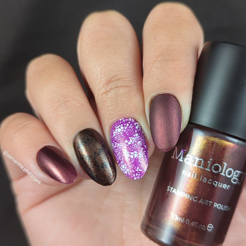 Nightshade: 3-Piece Gold Shimmer Stamping Polish Set