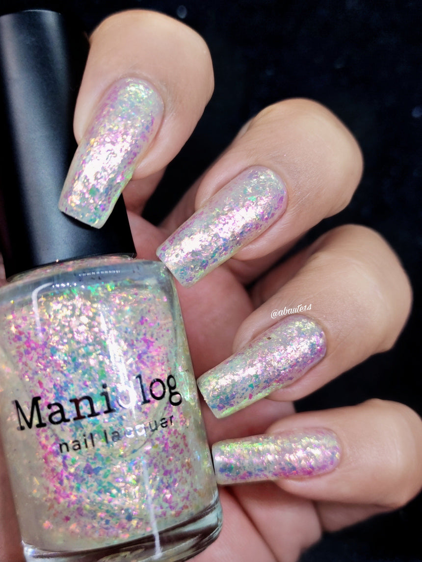 Ocean Crush: 3-Piece Flakie Iridescent Toppers Nail Polish Set