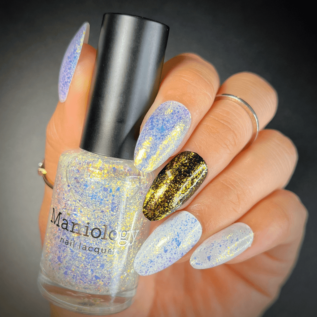 Songbird: Blue Jay (P145) - Blue Jelly Flakies Nail Polish – Maniology