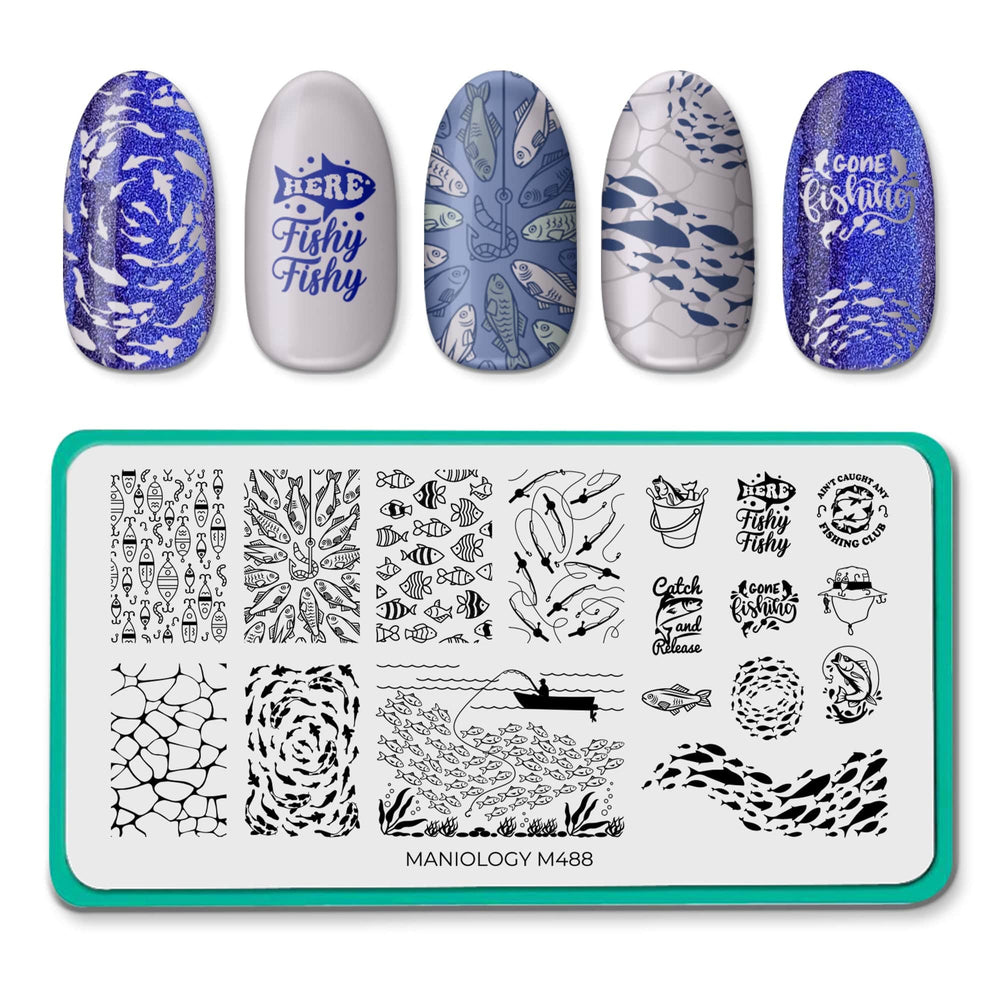 Off the Hook (M488) - Nail Stamping Plate