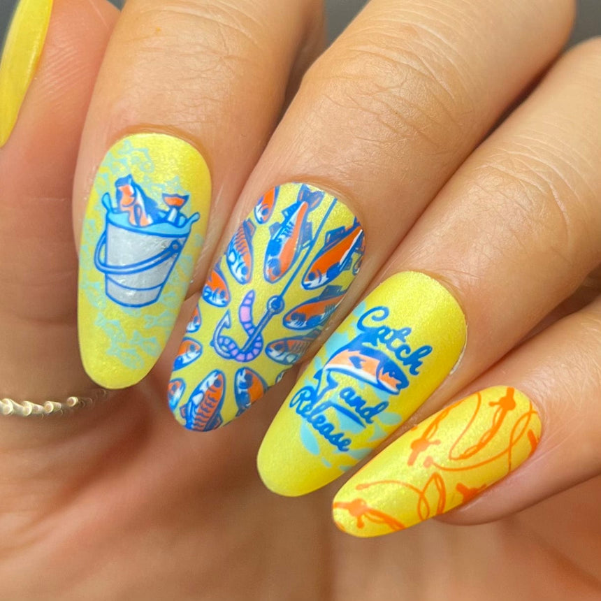 Off the Hook (M488) - Nail Stamping Plate