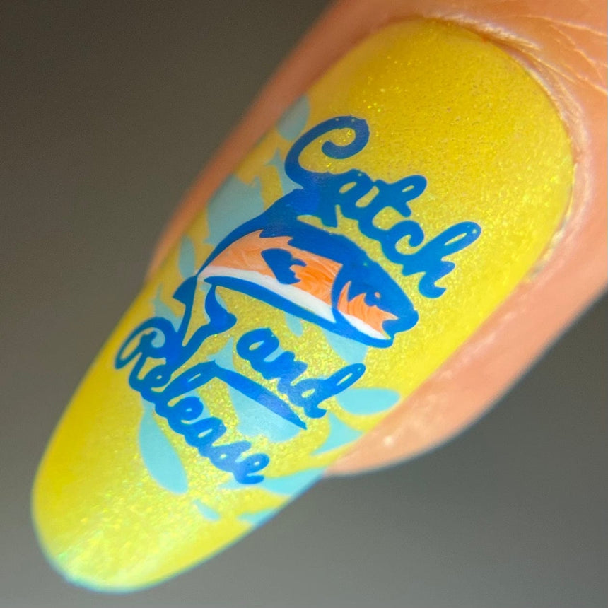 Off the Hook (M488) - Nail Stamping Plate