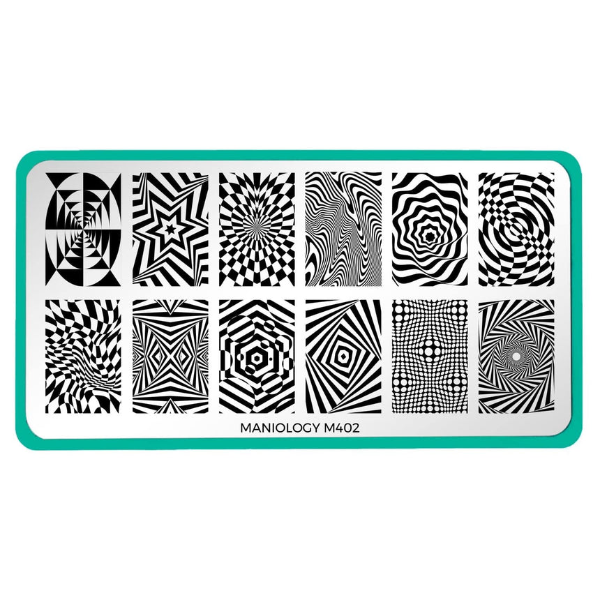 Optic Twisters (M402) - Nail Stamping Plate
