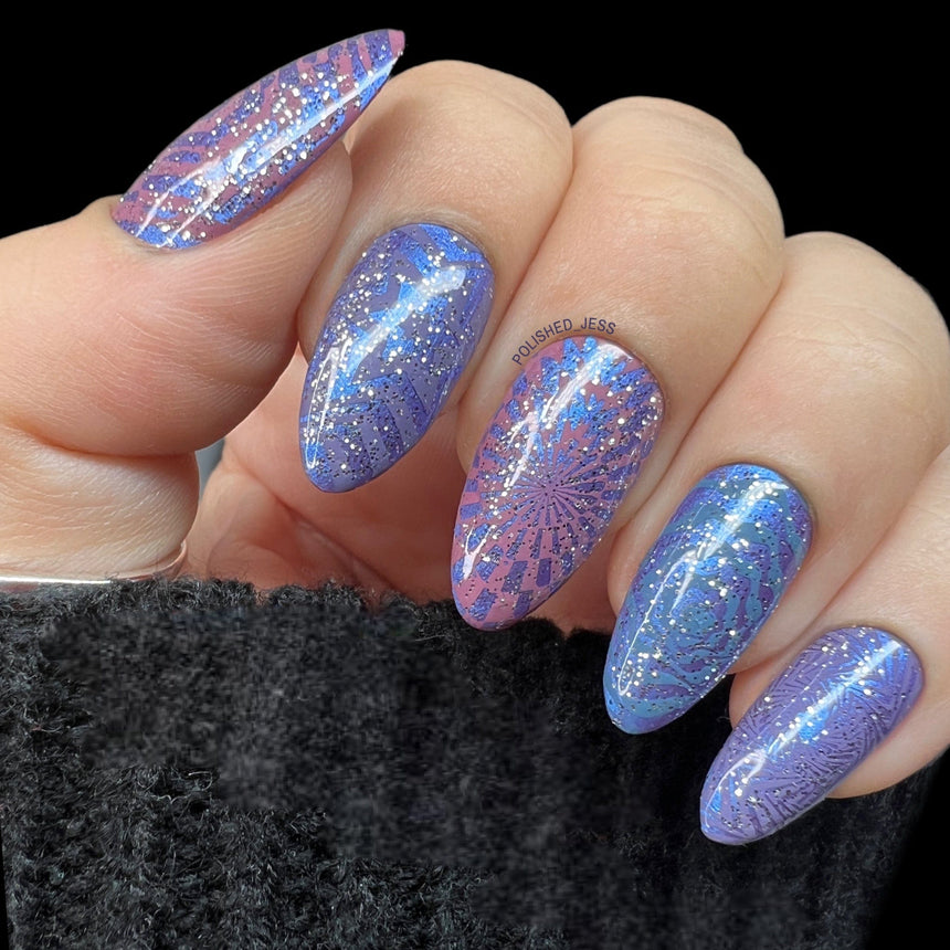 Optic Twisters (M402) - Nail Stamping Plate