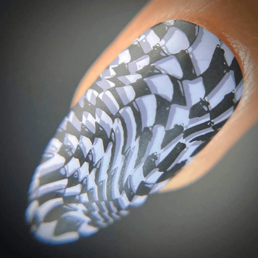 Optic Twisters (M402) - Nail Stamping Plate