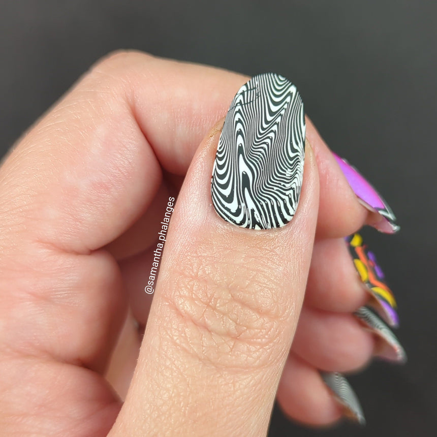 Optic Twisters (M402) - Nail Stamping Plate