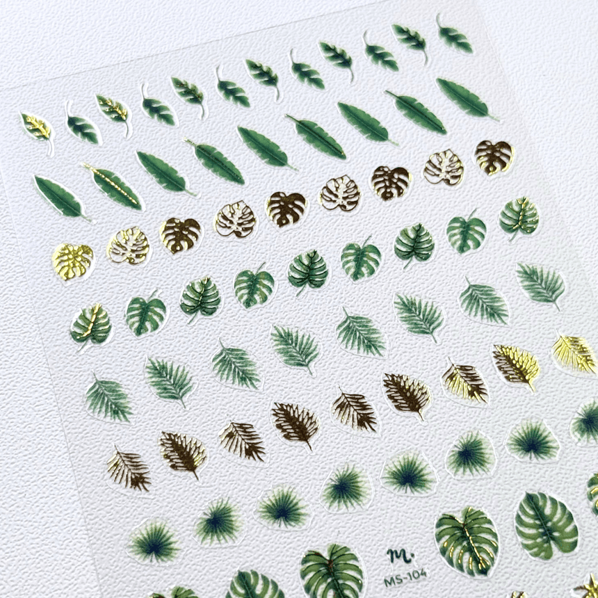 Palm Parade (MS-104) - Nail Art Sticker
