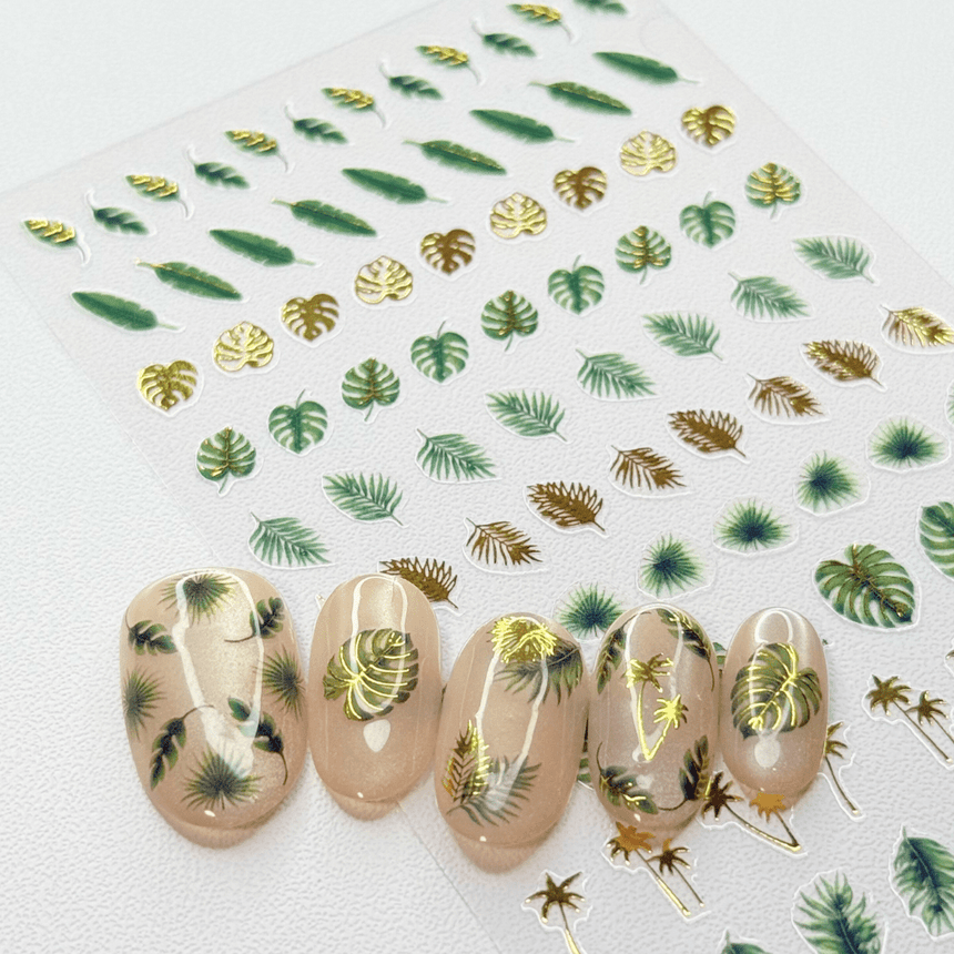 Palm Parade (MS-104) - Nail Art Sticker