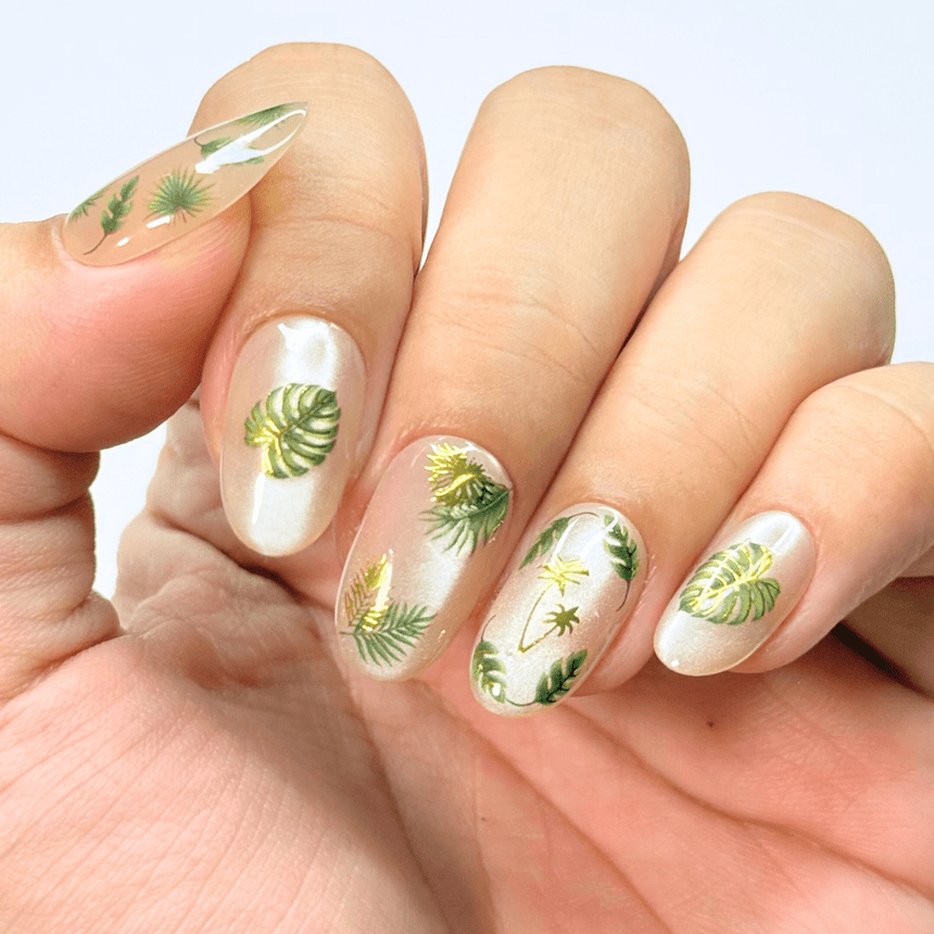 Palm Parade (MS-104) - Nail Art Sticker