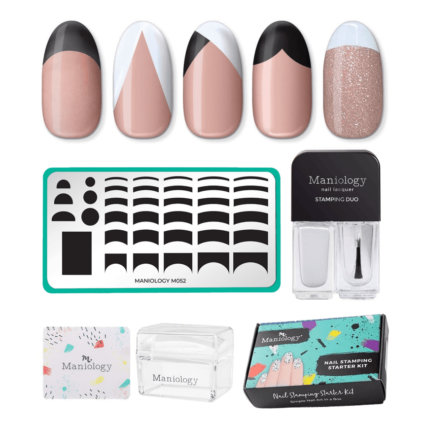 Pardon My French: French Tip Nail Stamping Starter Kit