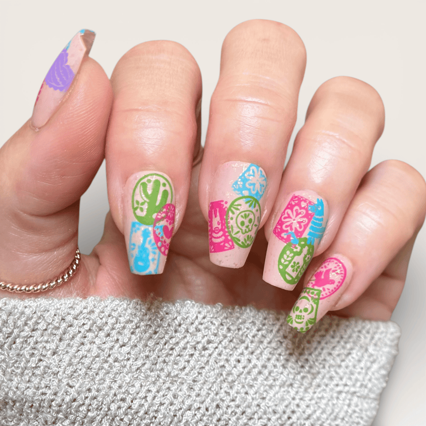 Party Animal (M700) - Nail Stamping Plate