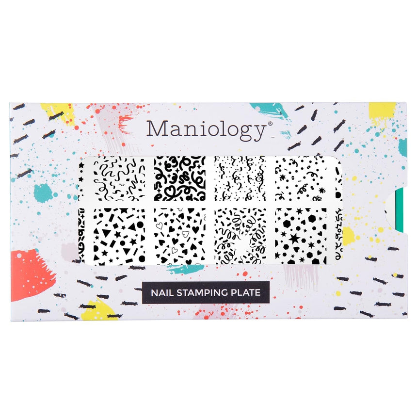 Party Time (M457) - Nail Stamping Plate