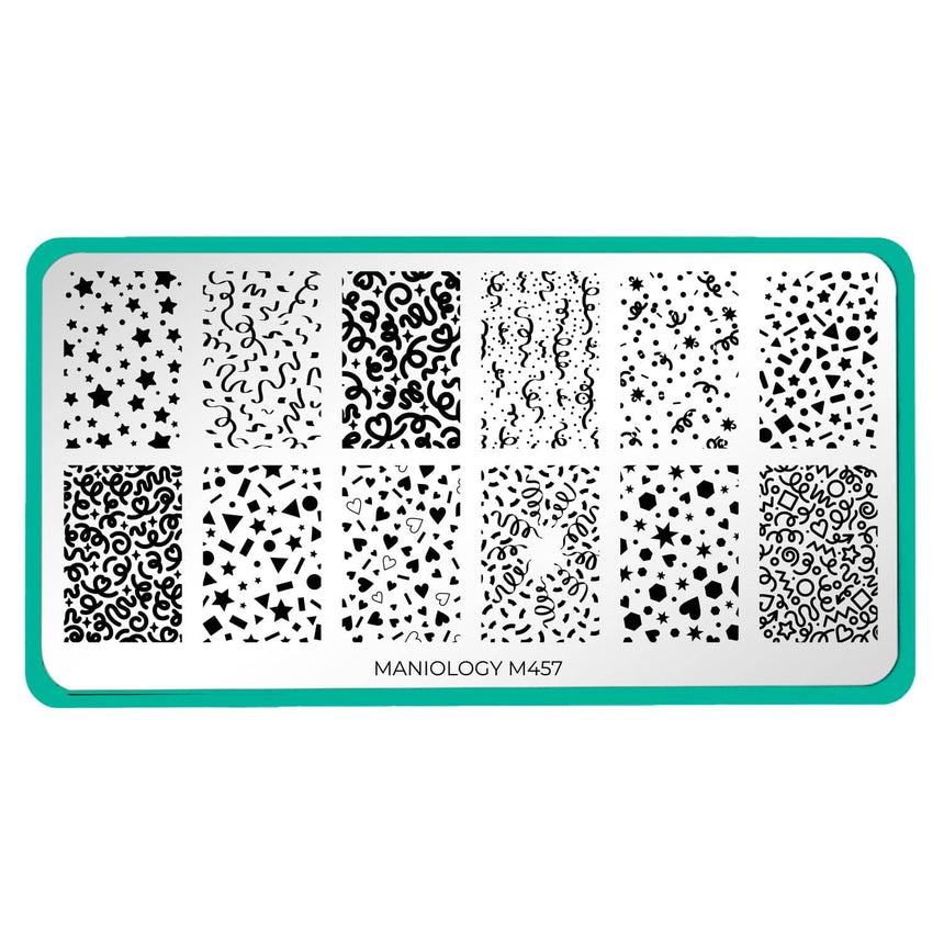 Party Time (M457) - Nail Stamping Plate