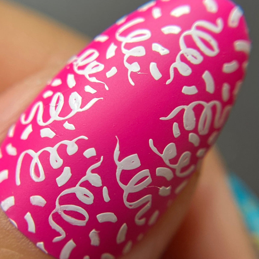 Party Time (M457) - Nail Stamping Plate