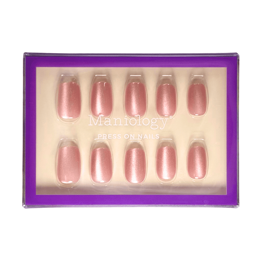 Peony Press On Nails - Short Squoval