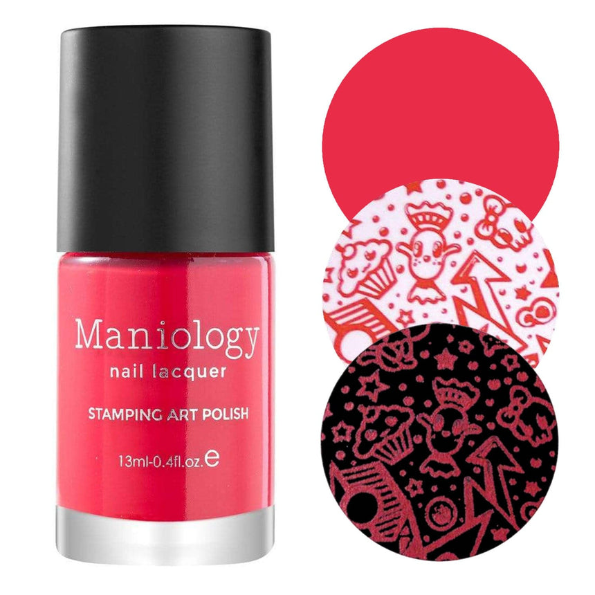 Perfect Trio: 3 Piece Pink Petals Stamping Polish Collection