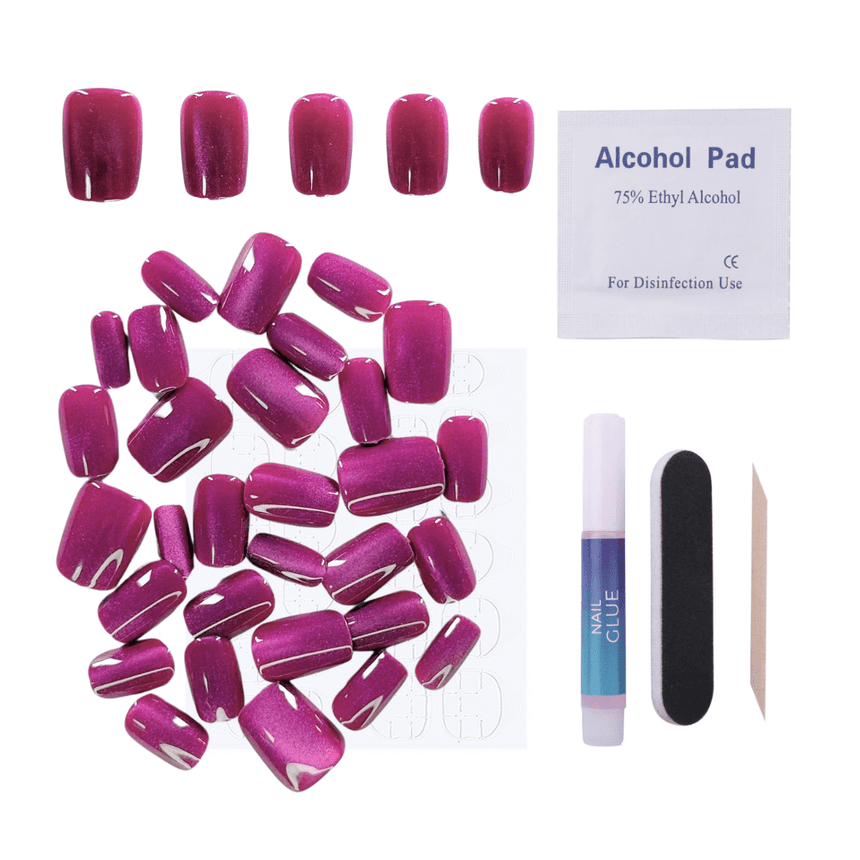 Petal Press On Nails - Short Squoval